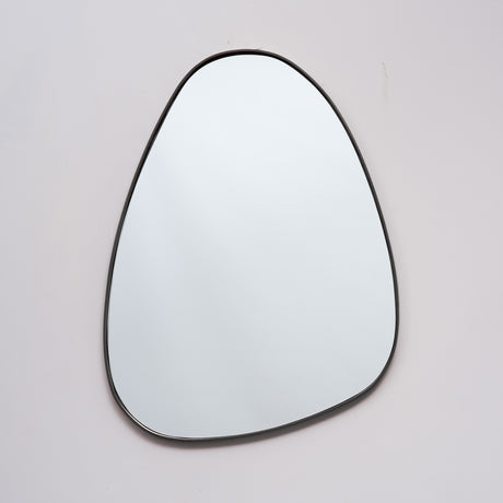 Espejo Visee Asimétrico Negro 60x80cm con Marco Metálico - Espejos Decorativos | Bylmo