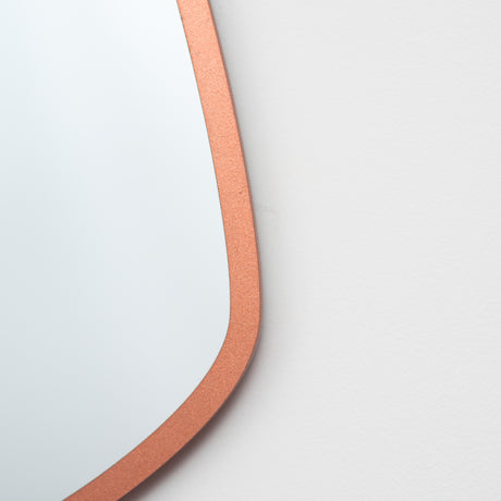 Espejo Visee Asimétrico Cobre 60x80cm con Marco en Madera - Espejos Decorativos | Bylmo