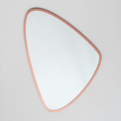 Espejo Visee Asimétrico Cobre 60x80cm con Marco en Madera - Espejos Decorativos | Bylmo
