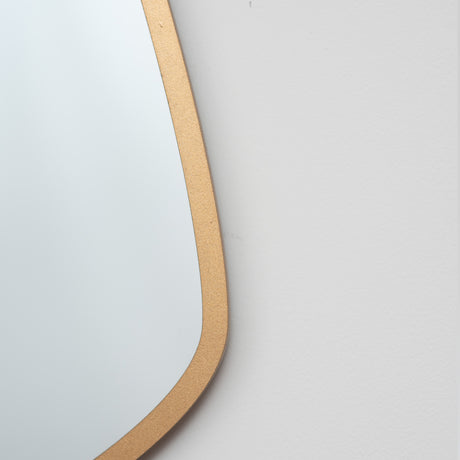 Espejo Visee Asimétrico Dorado 60x80cm con Marco en Madera - Espejos Decorativos | Bylmo