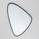 Espejo Visee Asimétrico Negro 60x80cm con Marco en Madera - Espejos Decorativos | Bylmo