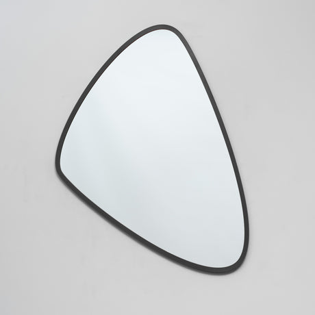 Espejo Visee Asimétrico Negro 60x80cm con Marco en Madera - Espejos Decorativos | Bylmo