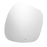 Espejo Chicago Asimétrico 80x80cm Sin Marco con Luz Led - Espejos Decorativos | Bylmo