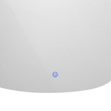 Espejo Chicago Asimétrico 80x80cm Sin Marco con Luz Led - Espejos Decorativos | Bylmo