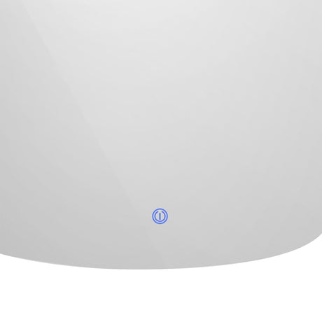 Espejo Chicago Asimétrico 80x80cm Sin Marco con Luz Led - Espejos Decorativos | Bylmo