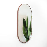 Espejo Visee Ovalado Cobre 40x80cm con Marco Metálico - Espejos Decorativos | Bylmo