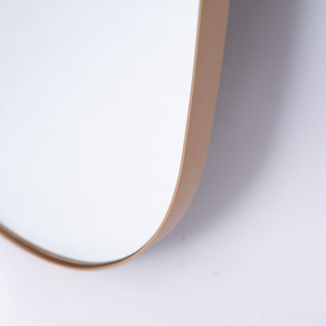 Espejo Visee Ovalado Dorado 50x100cm con Marco Metálico - Espejos Decorativos | Bylmo