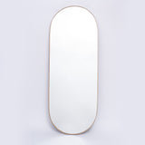 Espejo Visee Ovalado Dorado 50x150cm con Marco Metálico - Espejos Decorativos | Bylmo