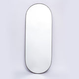 Espejo Visee Ovalado Negro 70x170cm con Marco Metálico - Espejos Decorativos | Bylmo