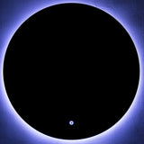 Espejo Visee Redondo Dorado 60x60cm con Luz Led y Marco Metálico - Espejos Decorativos | Bylmo