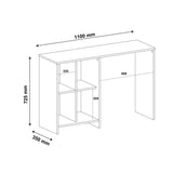 Centro de Computo Matrix Blanco 112x12cm sin Cajones - Escritorios | Bylmo
