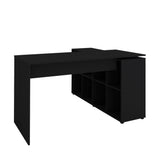 Escritorio en L Nero Negro 145x11cm sin Cajones - Escritorios | Bylmo