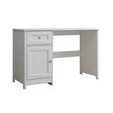 Escritorio Elva Blanco 132x3cm con Un Cajón - Escritorios | Bylmo