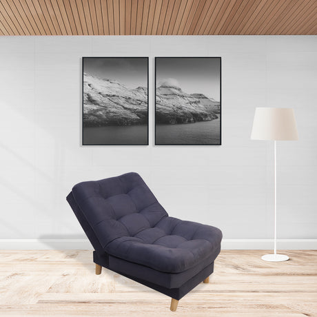 Poltrona Hofmann Gris 70x90cm Reclinable - Sofas y Poltronas | Bylmo