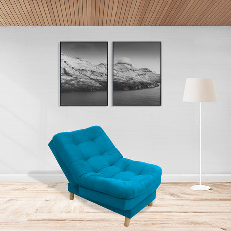 Poltrona Hofmann Turquesa 70x90cm Reclinable - Sofas y Poltronas | Bylmo