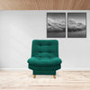 Poltrona Hofmann Verde 70x90cm Reclinable