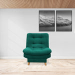 Poltrona Hofmann Verde 70x90cm Reclinable