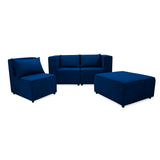 Sofá en L Hofer Azul Petróleo 70x75cm Modular de Cuatro Puestos - Sofas y Poltronas | Bylmo