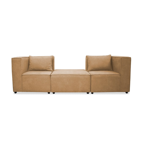 Sofá en L Hofer Camel 70x75cm Modular de Cuatro Puestos - Sofas y Poltronas | Bylmo