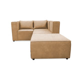 Sofá en L Hofer Camel 70x75cm Modular de Cuatro Puestos - Sofas y Poltronas | Bylmo