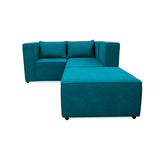 Sofá en L Hofer Turquesa 70x75cm Modular de Cuatro Puestos - Sofas y Poltronas | Bylmo