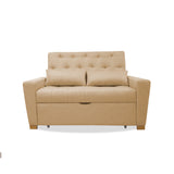Sofacama Ackerman Camel 150x94cm de Dos Puestos - Sofas y Poltronas | Bylmo