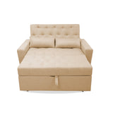 Sofacama Ackerman Camel 150x94cm de Dos Puestos - Sofas y Poltronas | Bylmo