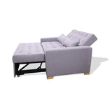 Sofacama Ackerman Gris 150x94cm de Dos Puestos - Sofas y Poltronas | Bylmo