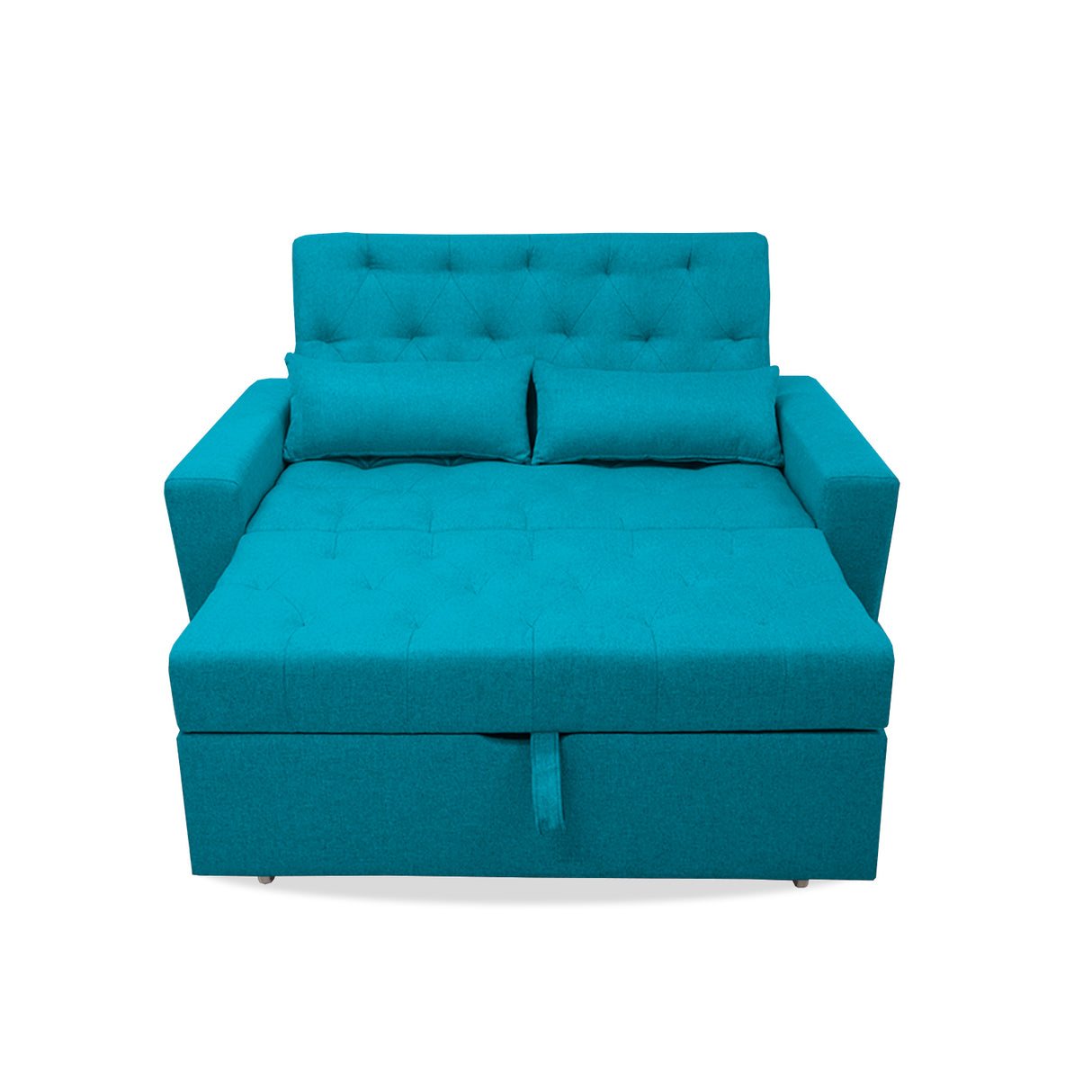 Sofacama Ackerman Turquesa 150x94cm de Dos Puestos - Sofas y Poltronas | Bylmo