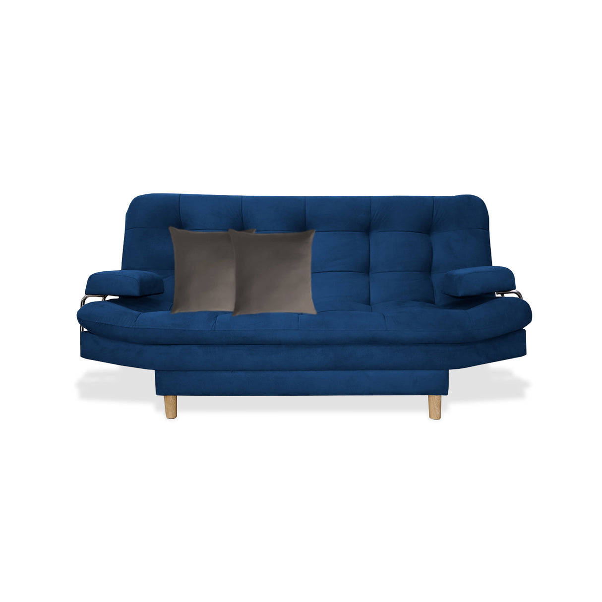 Sofacama Hauser Azul Petróleo 185x90cm de Tres Puestos - Sofas y Poltronas | Bylmo