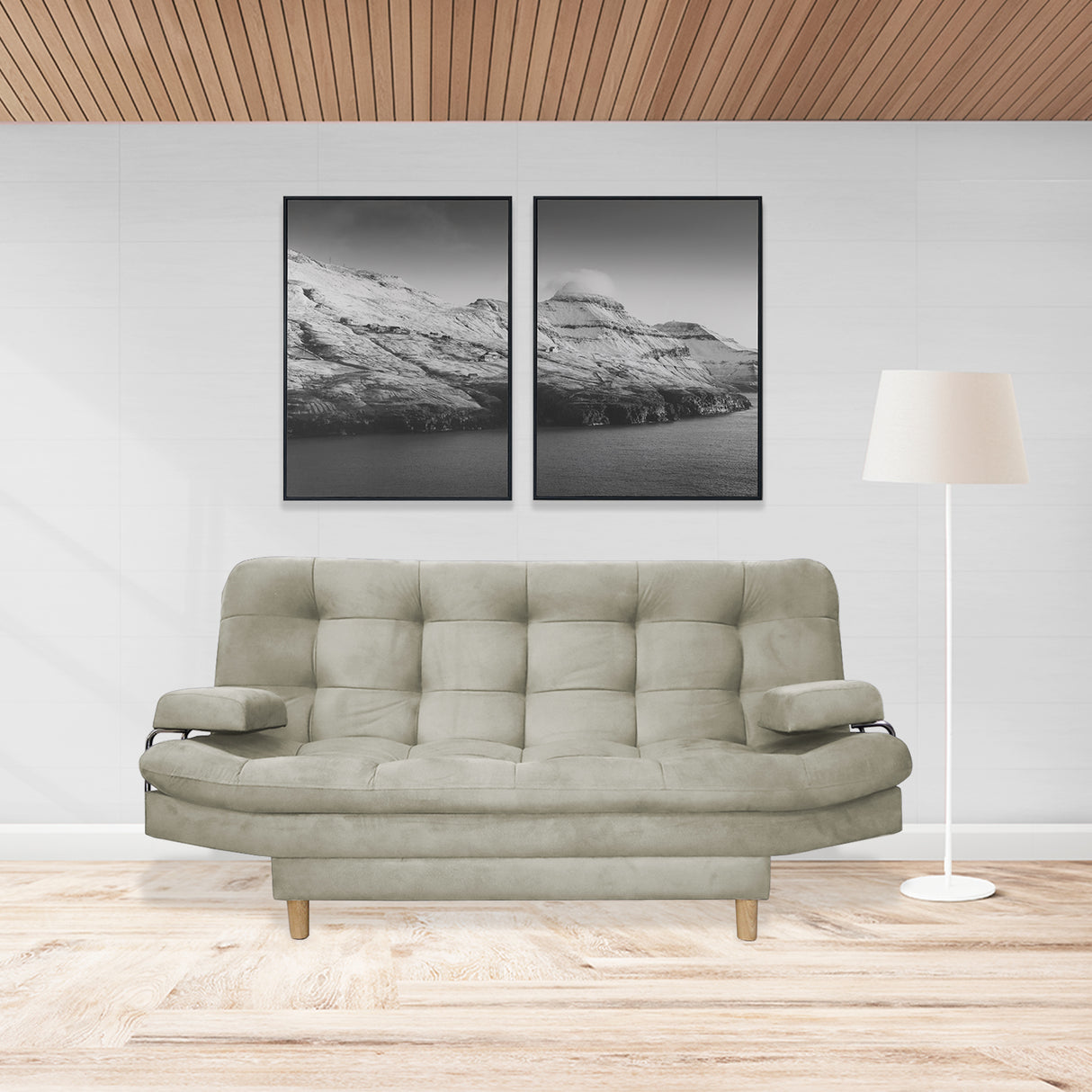 Sofacama Hauser Camel 185x90cm de Tres Puestos - Sofas y Poltronas | Bylmo