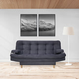 Sofacama Hauser Gris 185x90cm de Tres Puestos - Sofas y Poltronas | Bylmo