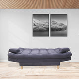 Sofacama Hauser Gris 185x90cm de Tres Puestos - Sofas y Poltronas | Bylmo