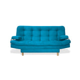 Sofacama Hauser Turquesa 185x90cm de Tres Puestos - Sofas y Poltronas | Bylmo