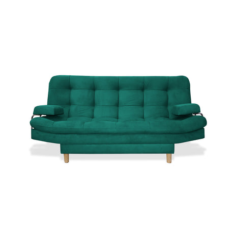 Sofacama Hauser Verde 185x90cm de Tres Puestos - Sofas y Poltronas | Bylmo
