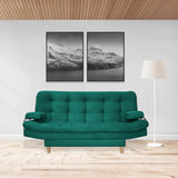 Sofacama Hauser Verde 185x90cm de Tres Puestos - Sofas y Poltronas | Bylmo