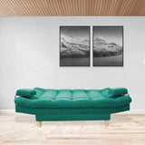Sofacama Hauser Verde 185x90cm de Tres Puestos - Sofas y Poltronas | Bylmo