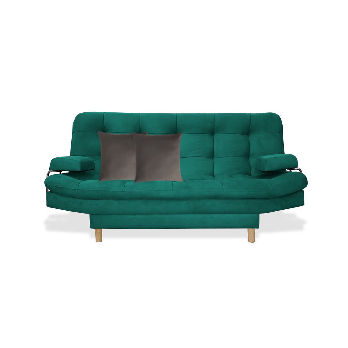 Sofacama Hauser Verde 185x90cm de Tres Puestos - Sofas y Poltronas | Bylmo
