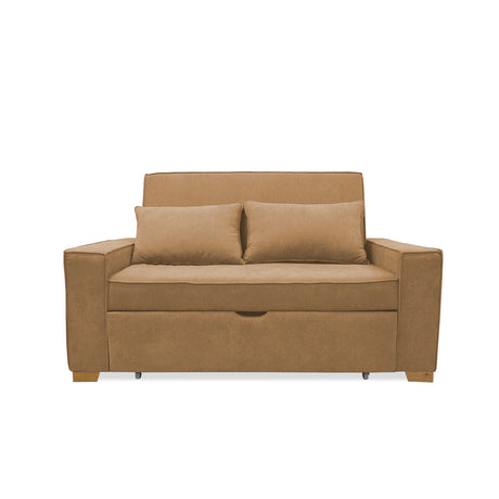 Sofacama Hofer Camel 170x94cm de Dos Puestos - Sofas y Poltronas | Bylmo