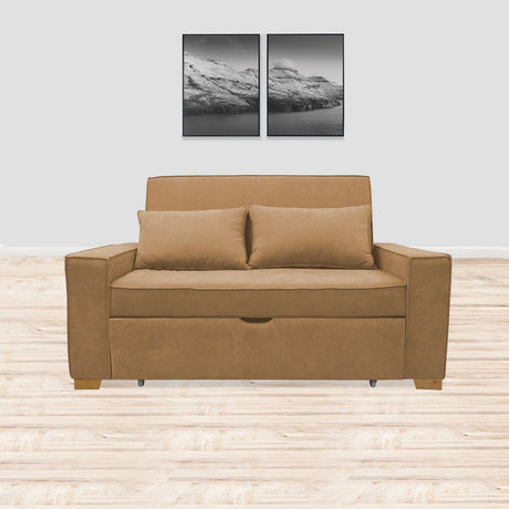 Sofacama Hofer Camel 170x94cm de Dos Puestos - Sofas y Poltronas | Bylmo