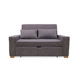 Sofacama Hofer Gris 170x94cm de Dos Puestos - Sofas y Poltronas | Bylmo