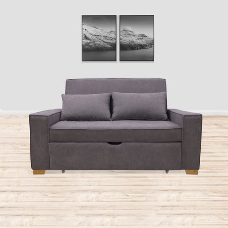 Sofacama Hofer Gris 170x94cm de Dos Puestos - Sofas y Poltronas | Bylmo
