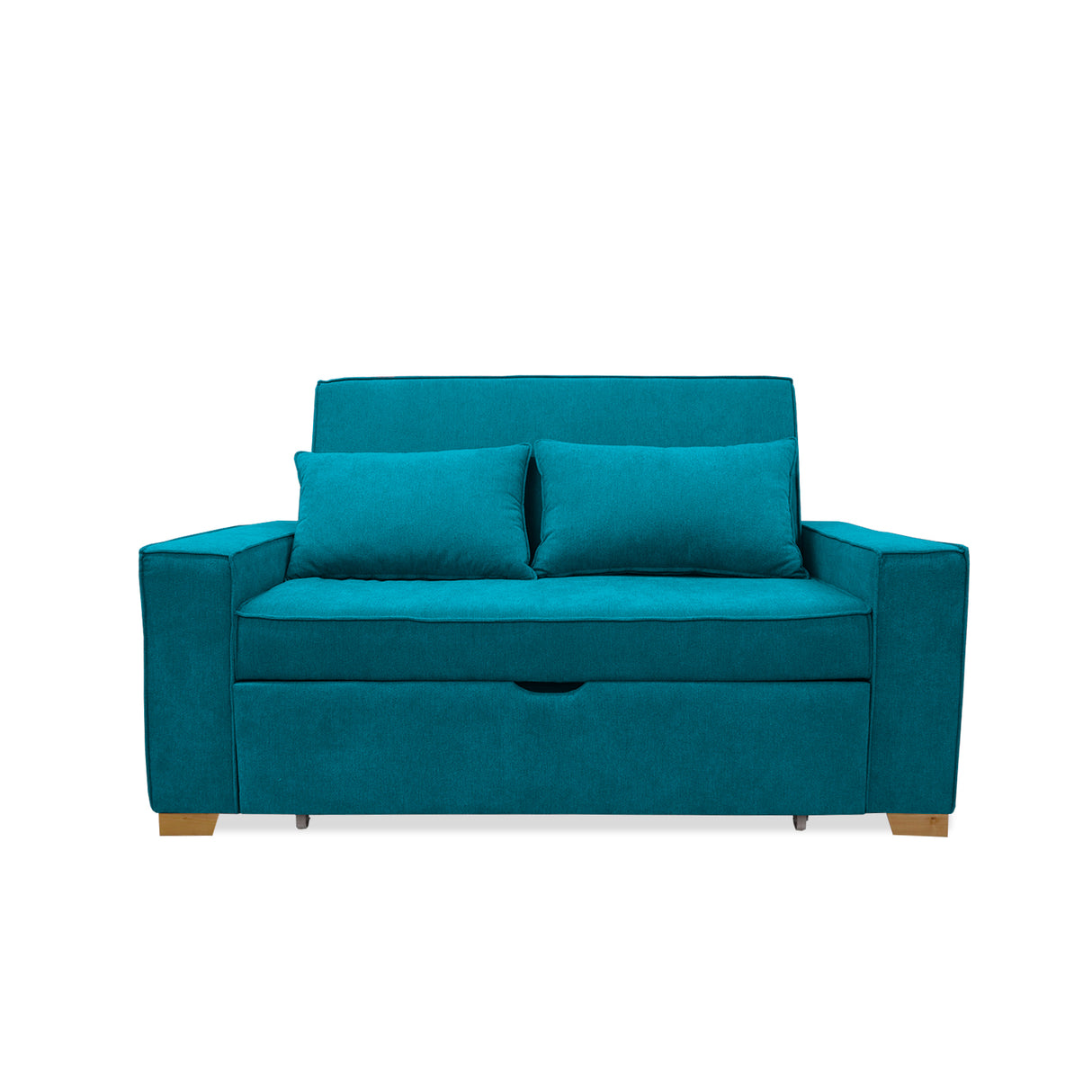 Sofacama Hofer Turquesa 170x94cm de Dos Puestos - Sofas y Poltronas | Bylmo
