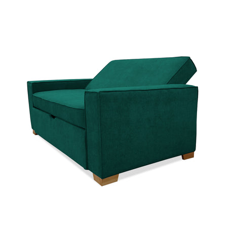 Sofacama Hofer Verde 170x94cm de Dos Puestos - Sofas y Poltronas | Bylmo