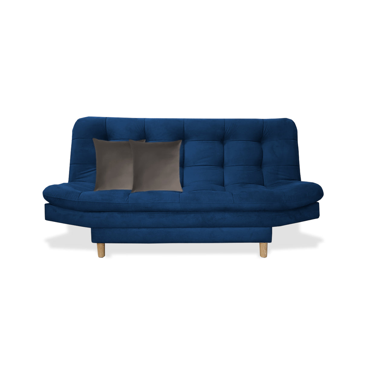 Sofacama Hofmann Azul Petróleo 185x90cm de Tres Puestos - Sofas y Poltronas | Bylmo
