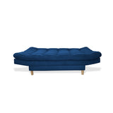 Sofacama Hofmann Azul Petróleo 185x90cm de Tres Puestos - Sofas y Poltronas | Bylmo