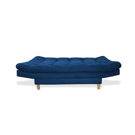 Sofacama Hofmann Azul Petróleo 185x90cm de Tres Puestos - Sofas y Poltronas | Bylmo