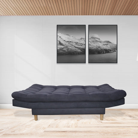 Sofacama Hofmann Gris 185x90cm de Tres Puestos - Sofas y Poltronas | Bylmo