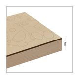 Kit Cuadro Para Pintar Natural 24x24cm De Dinosaurios - Cuadros | Bylmo