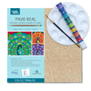 Kit Cuadro Para Pintar Natural 30x30cm De Pavo Real